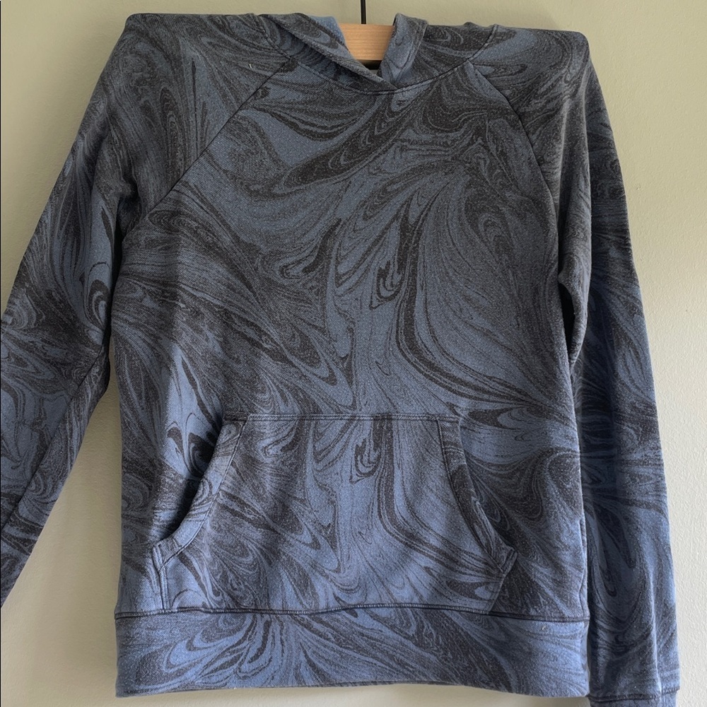 Blue Marble Pattern Sweatshirt - Picture 3 of 5